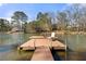 Relaxing dock with seating overlooking the lake at 1925 Annwicks Dr, Marietta, GA 30062