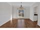 Elegant dining room with hardwood floors and chandelier at 2124 Berryhill Se Cir, Smyrna, GA 30082