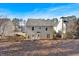 Two story house back view with backyard at 2124 Berryhill Se Cir, Smyrna, GA 30082