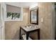 Basement bathroom with walk-in shower and modern vanity at 2481 Brookdale Dr, Atlanta, GA 30345