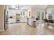 Large kitchen with stainless steel appliances and island at 3210 Garmon Oak Trl, Lawrenceville, GA 30044