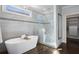 Spa-like bathroom with soaking tub and walk-in shower at 2071 Howard Circle Ne, Atlanta, GA 30307