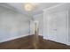 Spacious bedroom with hardwood floors and double doors at 2071 Howard Circle Ne, Atlanta, GA 30307