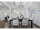 Bright dining room with a large table and chandelier at 2071 Howard Circle Ne, Atlanta, GA 30307