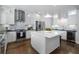 Modern kitchen with stainless steel appliances and island at 2071 Howard Circle Ne, Atlanta, GA 30307