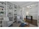 Bright living room with built-in shelving and comfortable seating at 2071 Howard Circle Ne, Atlanta, GA 30307