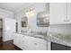 Main bathroom with double vanity and granite countertop at 2071 Howard Circle Ne, Atlanta, GA 30307