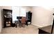 Functional home office with built-in shelving and desk at 213 Cades Ct, Mcdonough, GA 30252