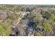 Aerial view of neighborhood, showing homes and street at 3160 Hathaway Ct, Atlanta, GA 30341