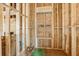 Ample bathroom with built-in shelving, under construction at 3160 Hathaway Ct, Atlanta, GA 30341