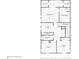 Two-story home floor plan, showing primary bedroom, bathroom, and bedrooms at 3160 Hathaway Ct, Atlanta, GA 30341