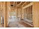 New construction interior view showing the framing of a new house at 3160 Hathaway Ct, Atlanta, GA 30341