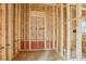 New home construction interior framing, showing open space and wood framing at 3160 Hathaway Ct, Atlanta, GA 30341