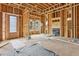 Living room framing with fireplace and bay window at 3160 Hathaway Ct, Atlanta, GA 30341