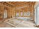 Large living area with high ceilings, under construction at 3160 Hathaway Ct, Atlanta, GA 30341