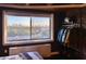 Bedroom with city views and a large window at 2479 Peachtree Ne Rd # 1410, Atlanta, GA 30305