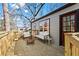 Inviting back deck with stylish outdoor seating, perfect for relaxation and enjoying the outdoors at 1956 Gober Se Ave, Smyrna, GA 30080