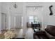 Open living and dining area with hardwood floors at 23 Spring Folly Nw, Cartersville, GA 30121
