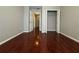 Spacious bedroom with hardwood floors and ample closet space at 1635 River Main Ct, Lawrenceville, GA 30044