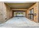 Attached garage with painted floor and overhead storage at 3633 Habersham Rd, Atlanta, GA 30305