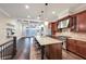 Gourmet kitchen with granite countertops and stainless steel appliances at 3633 Habersham Rd, Atlanta, GA 30305