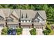 Three-unit townhouse building, aerial perspective at 5649 Cobblestone Creek Pl # 13, Mableton, GA 30126