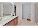 Primary bathroom with double vanity and separate shower at 5649 Cobblestone Creek Pl # 13, Mableton, GA 30126