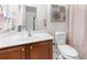 Clean bathroom with updated vanity and toilet at 5649 Cobblestone Creek Pl # 13, Mableton, GA 30126