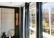 Bedroom with large window and dark blue curtains at 2505 Astaire Nw Ct, Atlanta, GA 30318