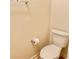 Small bathroom with toilet and wall-mounted toilet paper holder at 2169 Olmadison Vw, Atlanta, GA 30349