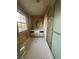 Bathroom with vintage vanity, shower, and hex tile floor at 280 E Valley Dr, Marietta, GA 30068