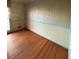 Dining room with hardwood floors and wallpaper at 280 E Valley Dr, Marietta, GA 30068