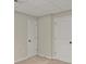 Finished basement bedroom with double closets and neutral decor at 4562 Worthings Dr, Powder Springs, GA 30127