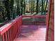 Wooden deck overlooking a wooded area at 3763 Woodrose Ct, Snellville, GA 30039