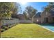 Spacious backyard with lush green lawn and sparkling pool, perfect for outdoor living at 2515 Habersham Nw Rd, Atlanta, GA 30305