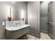 Modern bathroom with marble vanity and sleek fixtures at 2515 Habersham Nw Rd, Atlanta, GA 30305