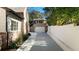 Long driveway leading to a detached garage and home at 2515 Habersham Nw Rd, Atlanta, GA 30305