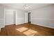 Spacious bedroom with hardwood floors, ceiling fan and ample closet space at 2519 Lauderdale Ne Dr, Atlanta, GA 30345