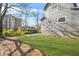 Spacious backyard with grassy area and mature trees at 3378 Bachelor St, Atlanta, GA 30344