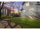 Spacious backyard with grassy lawn and detached structure at 3378 Bachelor St, Atlanta, GA 30344