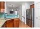 Kitchen with stainless steel appliances and granite countertops at 887 Commonwealth Se Ave, Atlanta, GA 30312