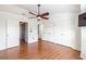Spacious main bedroom with hardwood floors and ample closet space at 887 Commonwealth Se Ave, Atlanta, GA 30312