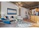 Bright living room featuring stylish decor, hardwood floors, and an open layout for modern living at 3235 Roswell Ne Rd # 615, Atlanta, GA 30305
