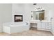 Bathroom features a corner soaking tub and a separate shower at 1078 Meadow Brook Dr, Woodstock, GA 30188