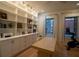 Bright home office featuring built-in shelving and hardwood floors at 1122 Nw Rice Nw St, Atlanta, GA 30318