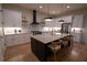 Modern kitchen with white cabinets and large island at 1122 Nw Rice Nw St, Atlanta, GA 30318
