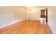 Hardwood floors and a view into the dining area at 879 Old Tucker Rd, Stone Mountain, GA 30087