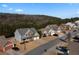 Aerial view of charming houses in a quiet neighborhood at 18 Ponders Se Rd, Cartersville, GA 30121