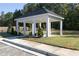 Community gazebo with white columns and gray roof at 410 Newland Way, Acworth, GA 30102