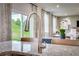 Modern kitchen features a sleek, stainless steel pull-down faucet at 410 Newland Way, Acworth, GA 30102